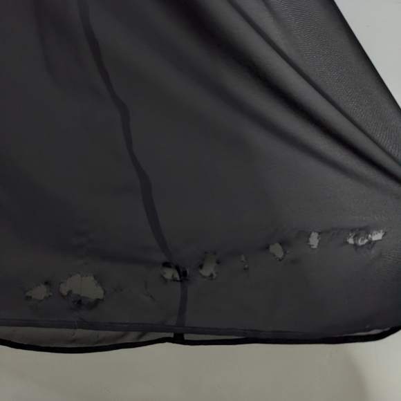 Xscape black tan sequin & chiffon maxi dress gown 14 - Picture 5 of 11